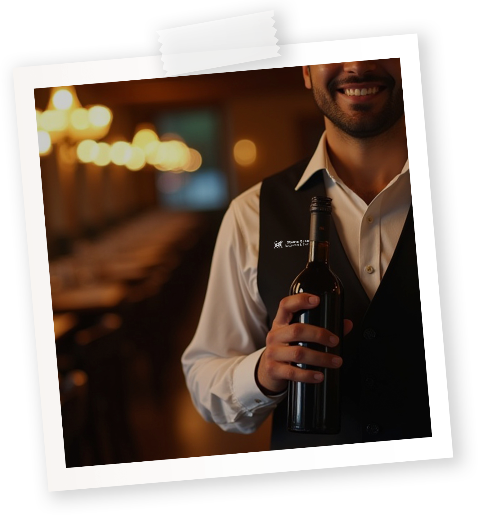 Steakhaus Monte Grande Getraenkekarte Kellner